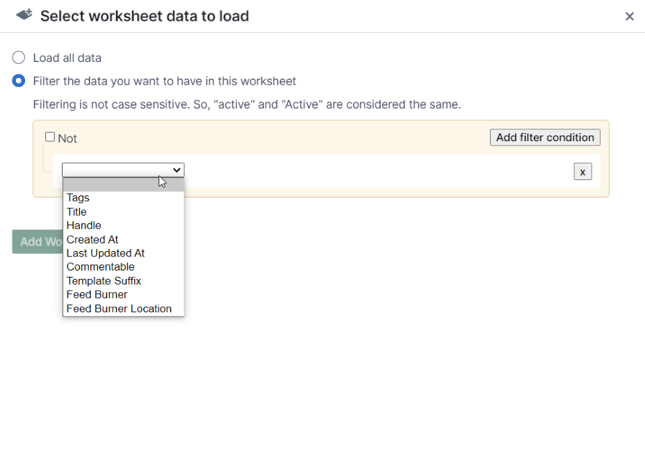 Bulk edit blog posts in Shopify with Mixtable spreadsheet 