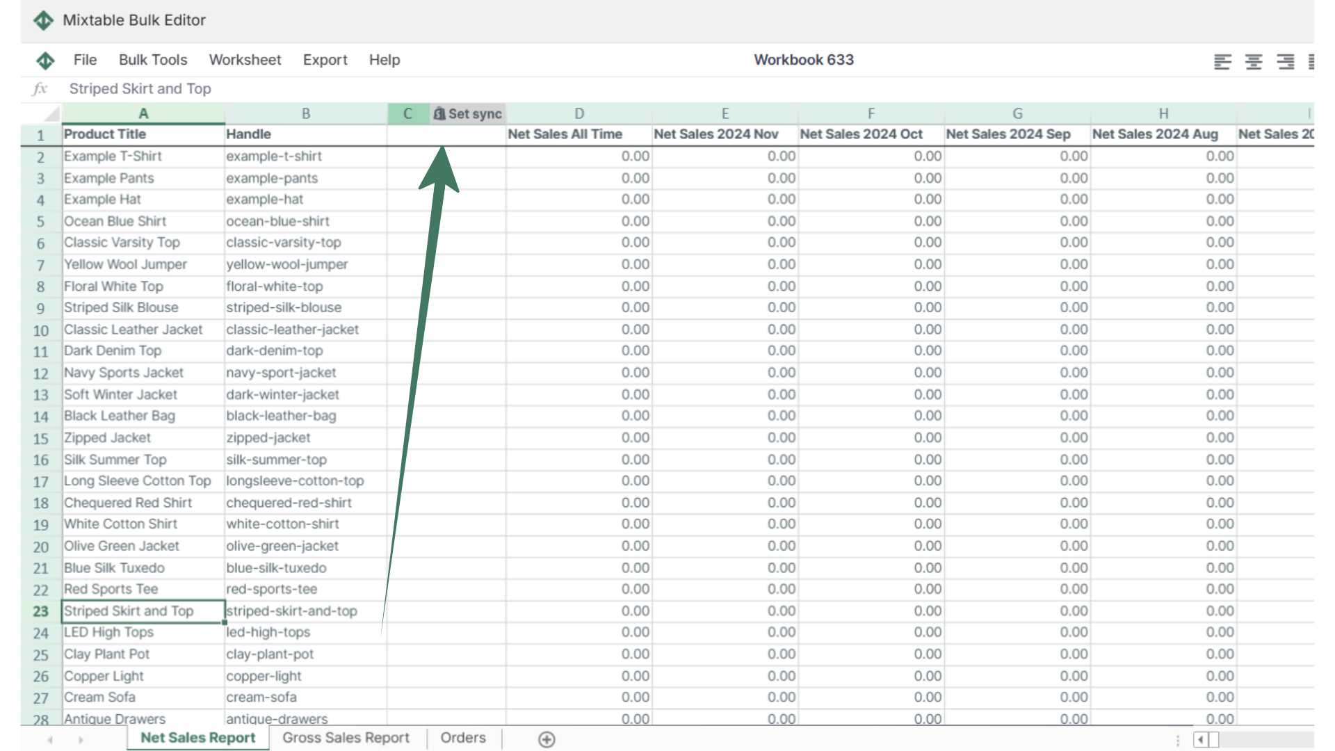 Mixtable Analytics - Sync Shopify Data