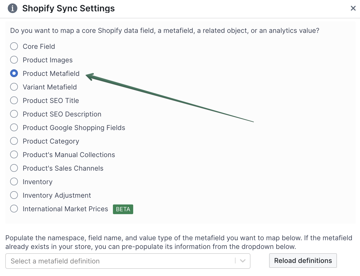 Shopify Product Metafields can now be changed in bulk from a Products - Complete (with Variants) spreadsheet with Mixtable