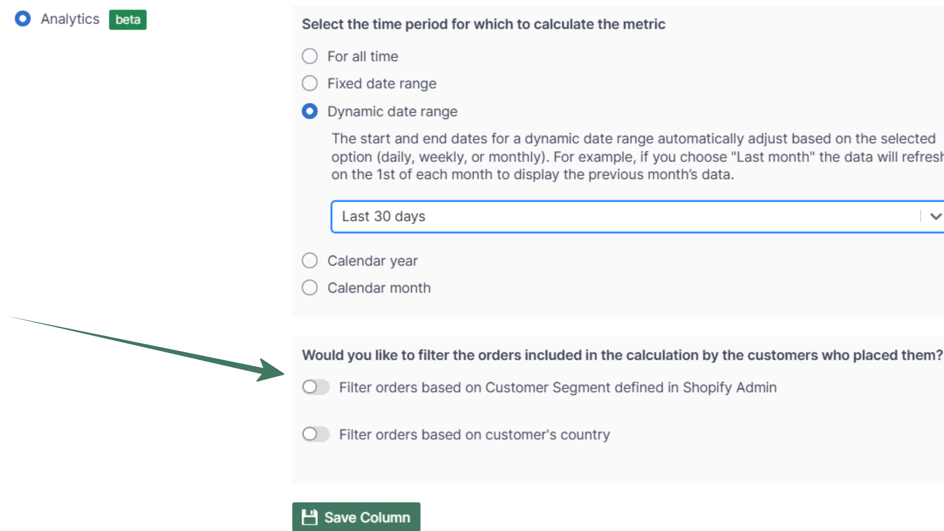 Gross Quantity Sold per Customer Segment